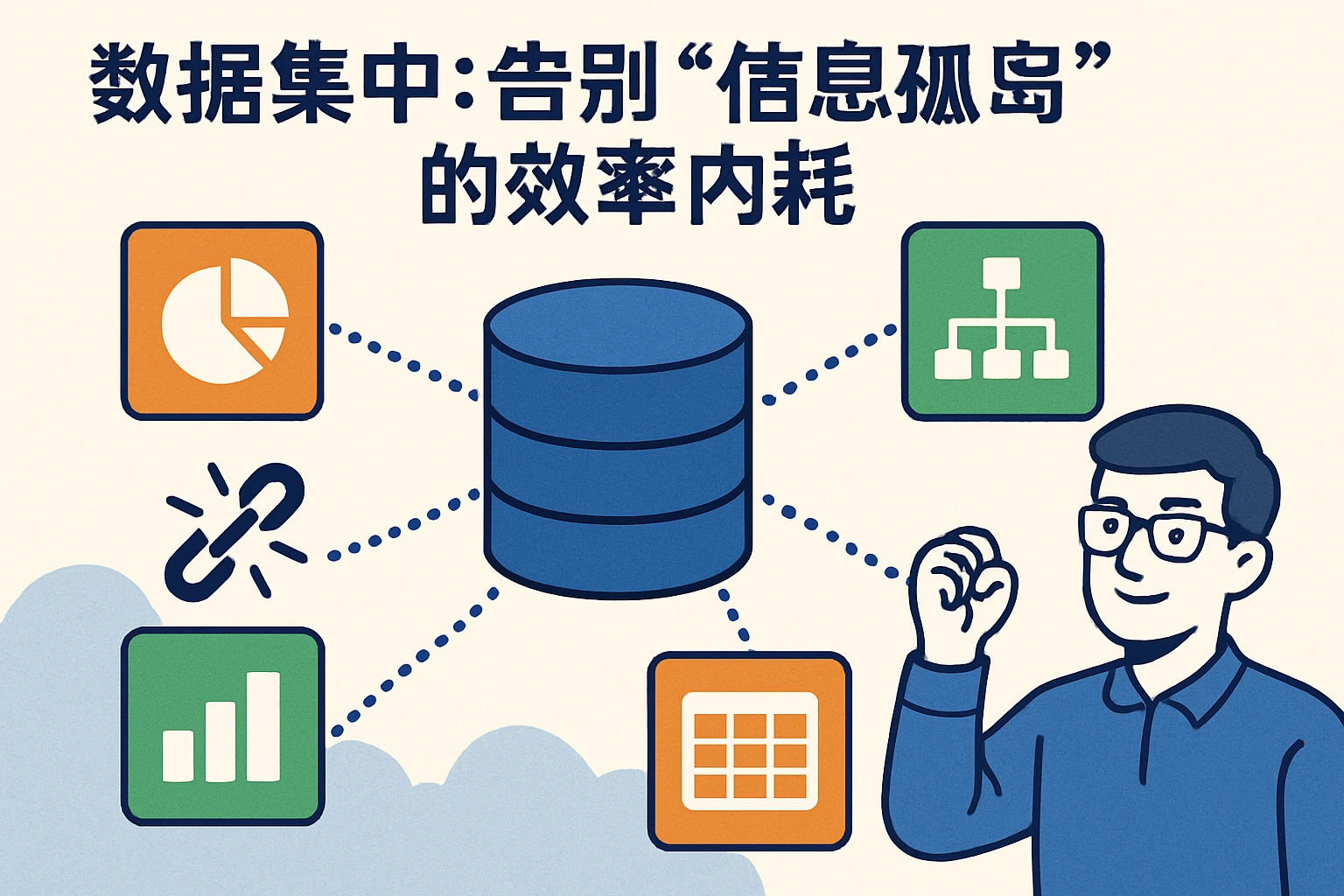 2. 数据集中：告别“信息孤岛”的效率内耗