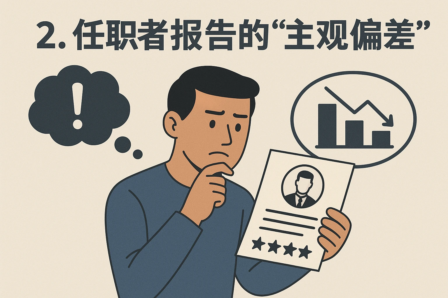 2. 任职者报告的“主观偏差”