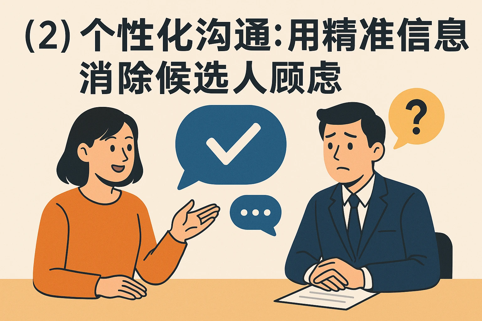 （二）个性化沟通：用“精准信息”消除候选人顾虑