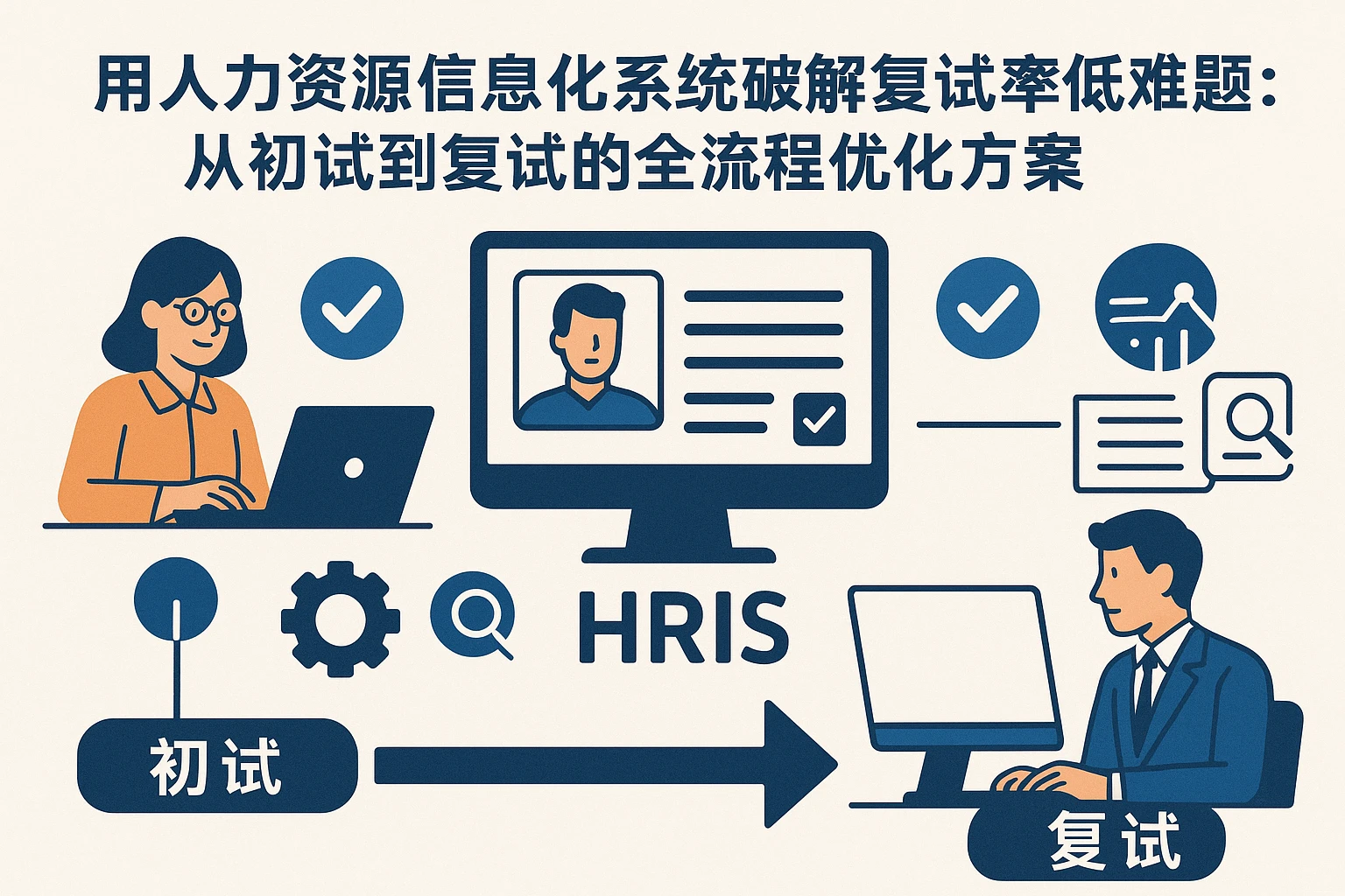 用人力资源信息化系统破解复试率低难题：从初试到复试的全流程优化方案