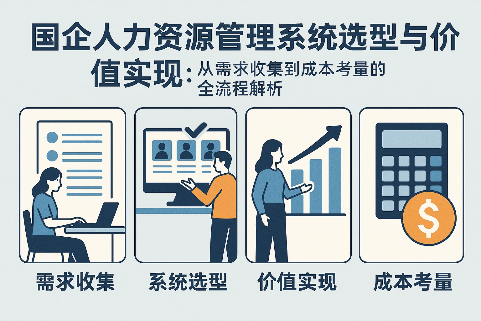 国企人力资源管理系统选型与价值实现：从需求收集到成本考量的全流程解析