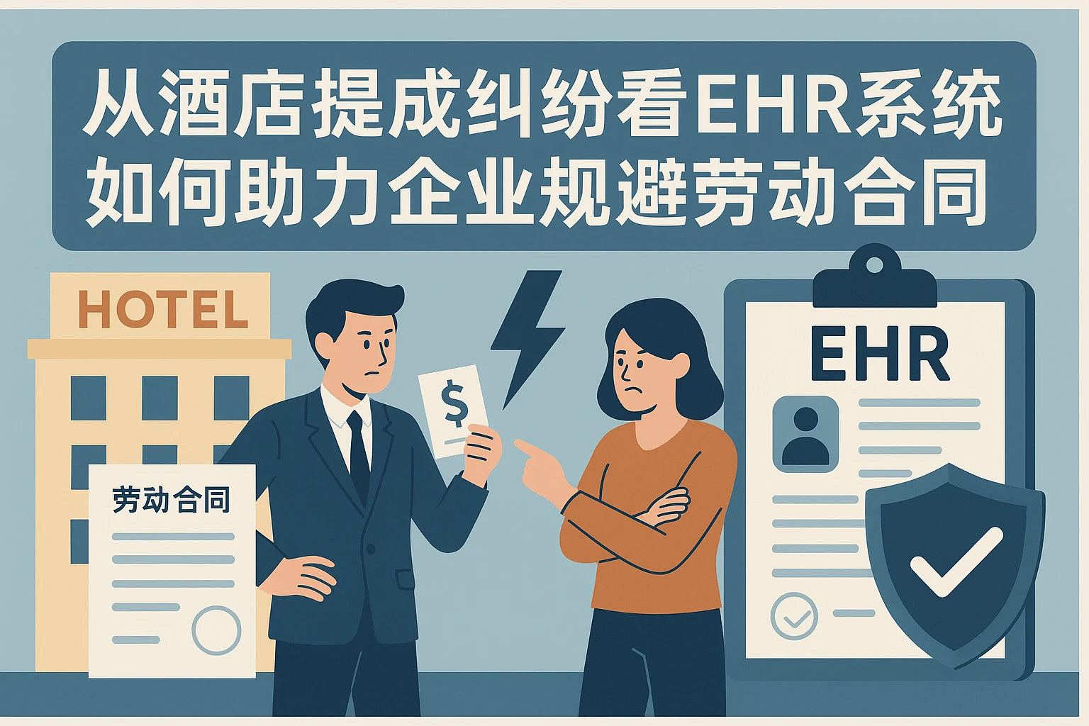 从酒店提成纠纷看EHR系统如何助力企业规避劳动合同风险