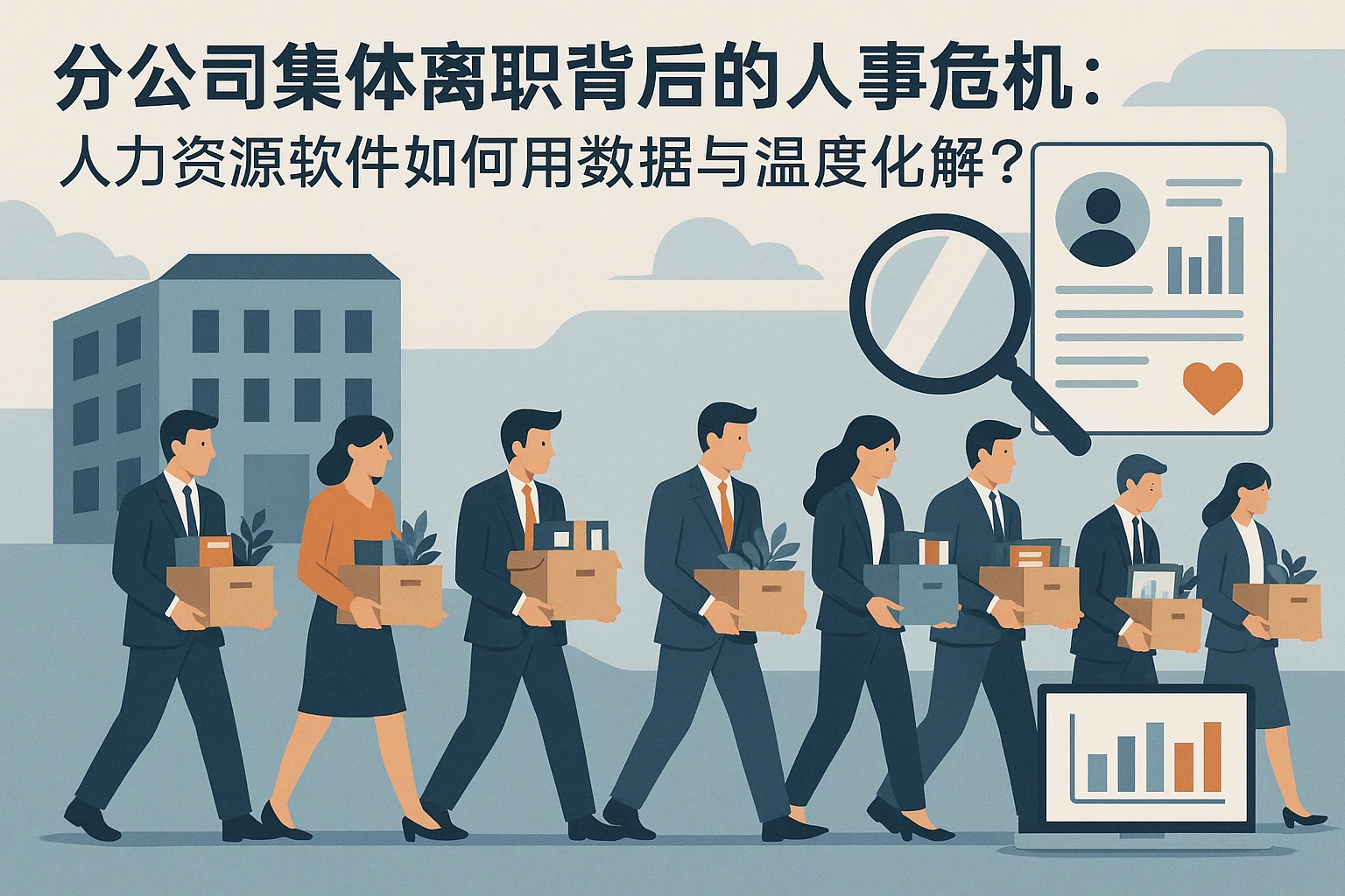 分公司集体离职背后的人事危机：人力资源软件如何用数据与温度化解？