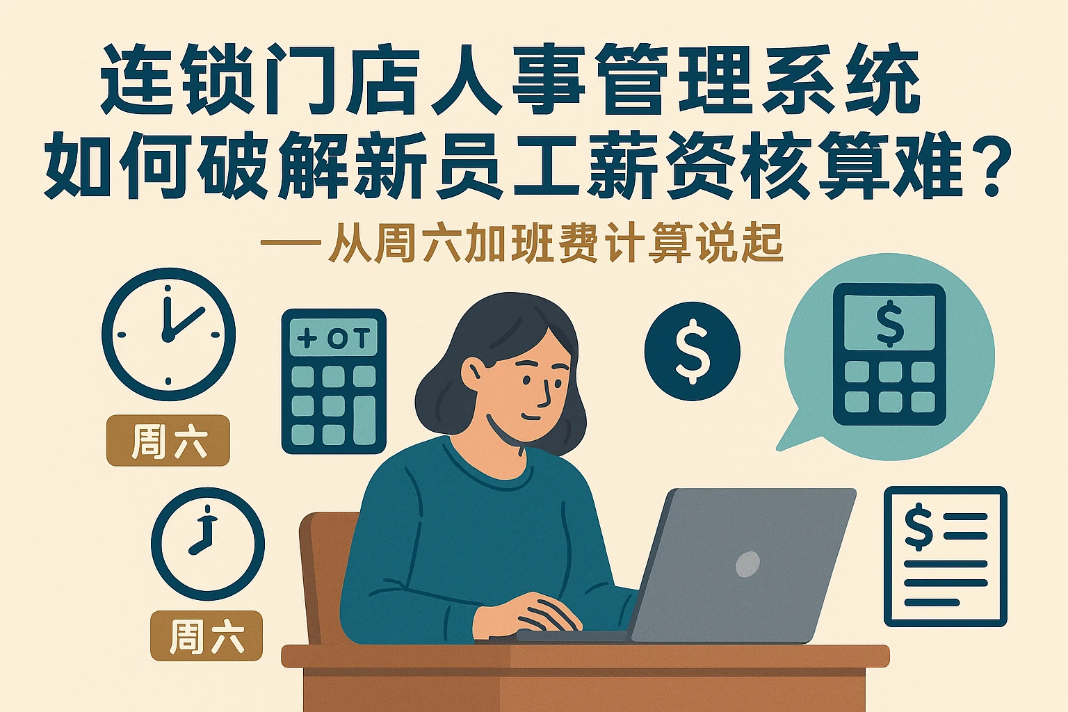 连锁门店人事管理系统如何破解新员工薪资核算难题？——从周六加班费计算说起