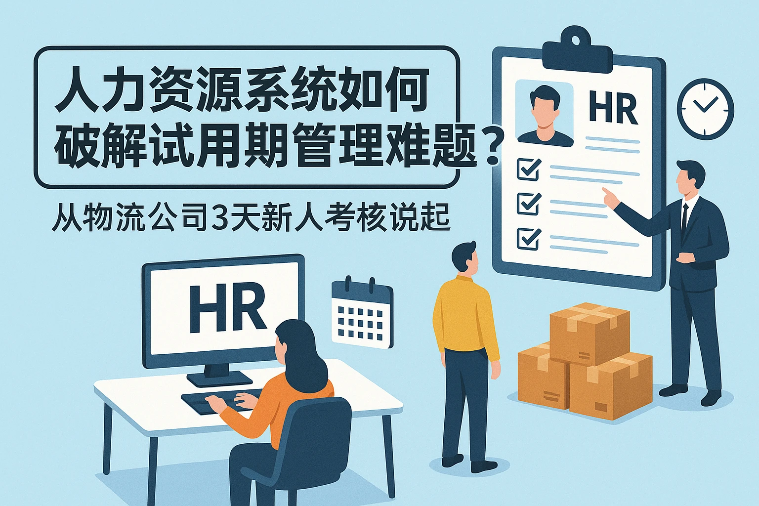 人力资源系统如何破解试用期管理难题？从物流公司3天新人考核说起