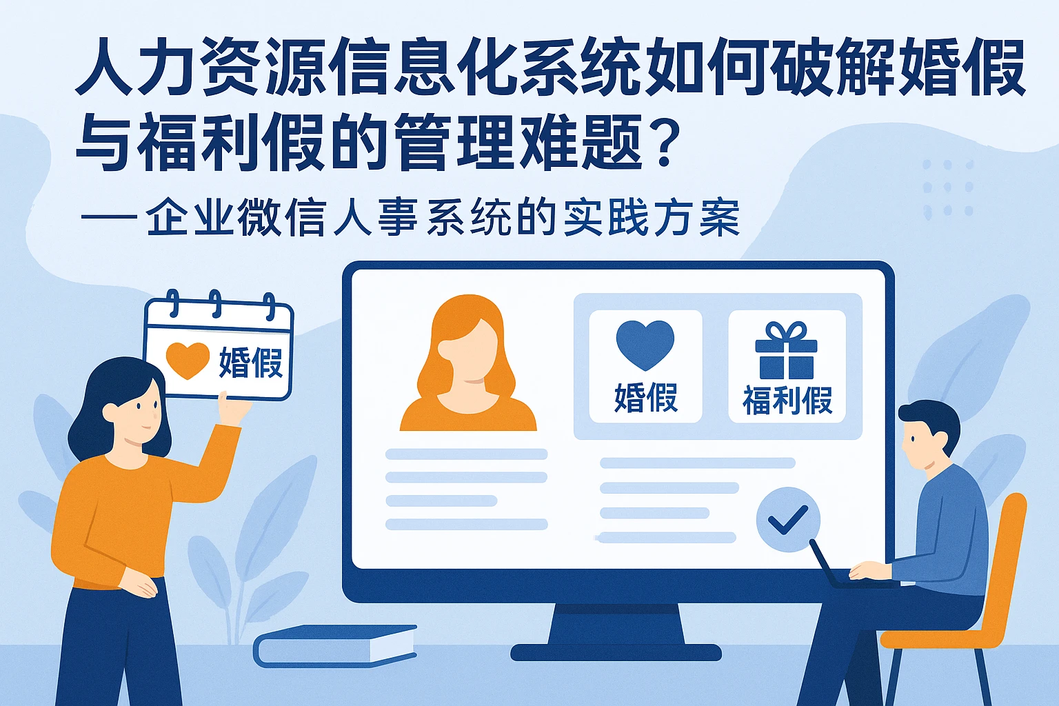 人力资源信息化系统如何破解婚假与福利假的管理难题？——企业微信人事系统的实践方案
