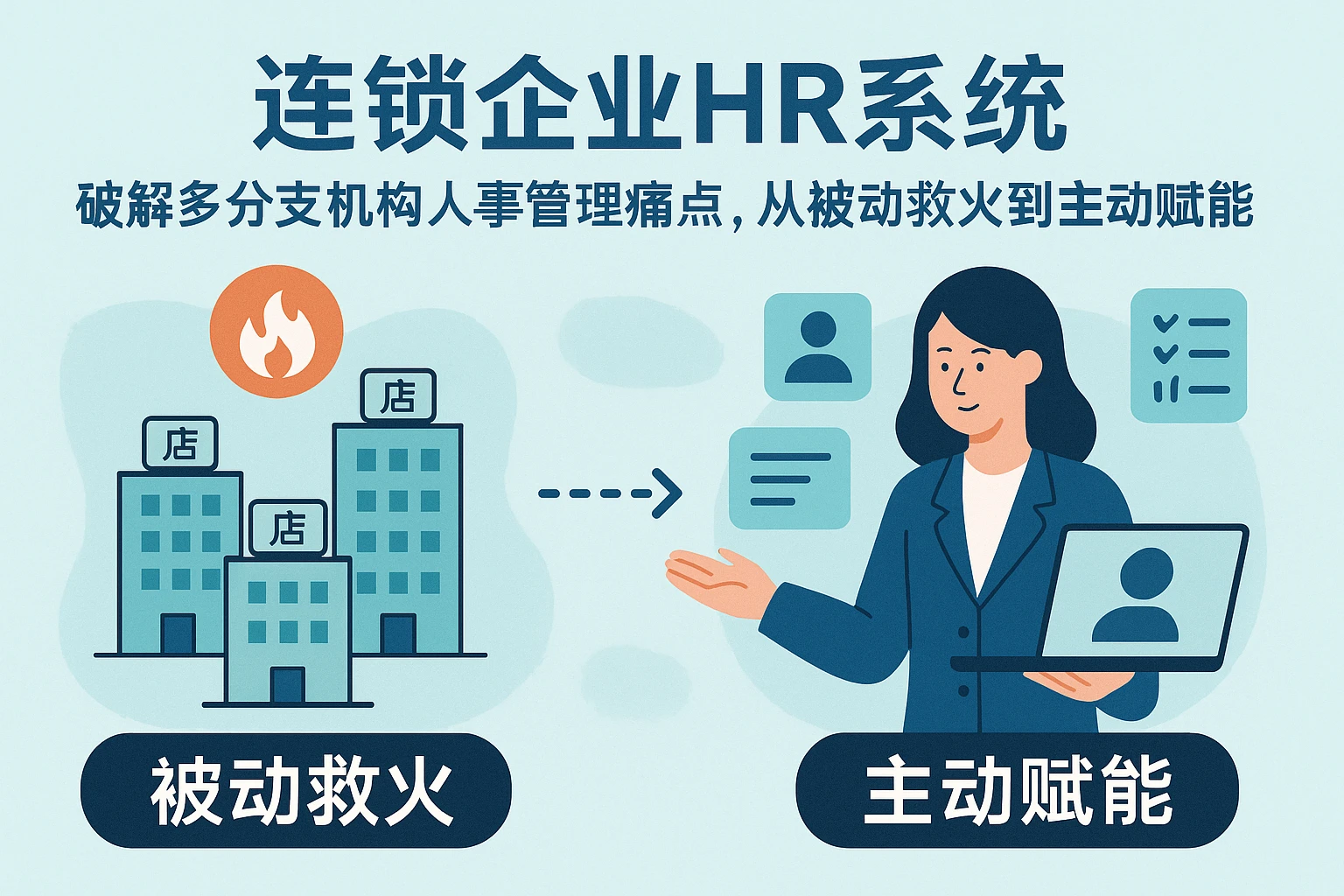 连锁企业HR系统：破解多分支机构人事管理痛点，从被动救火到主动赋能