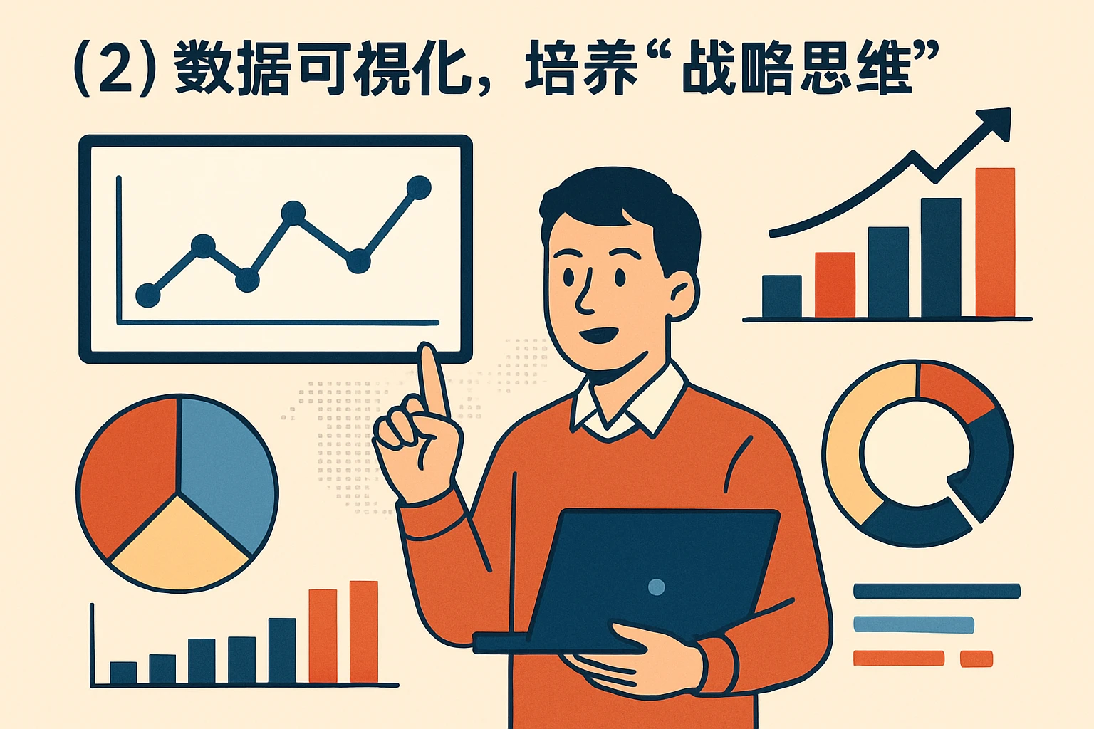 （2）数据可视化，培养“战略思维”