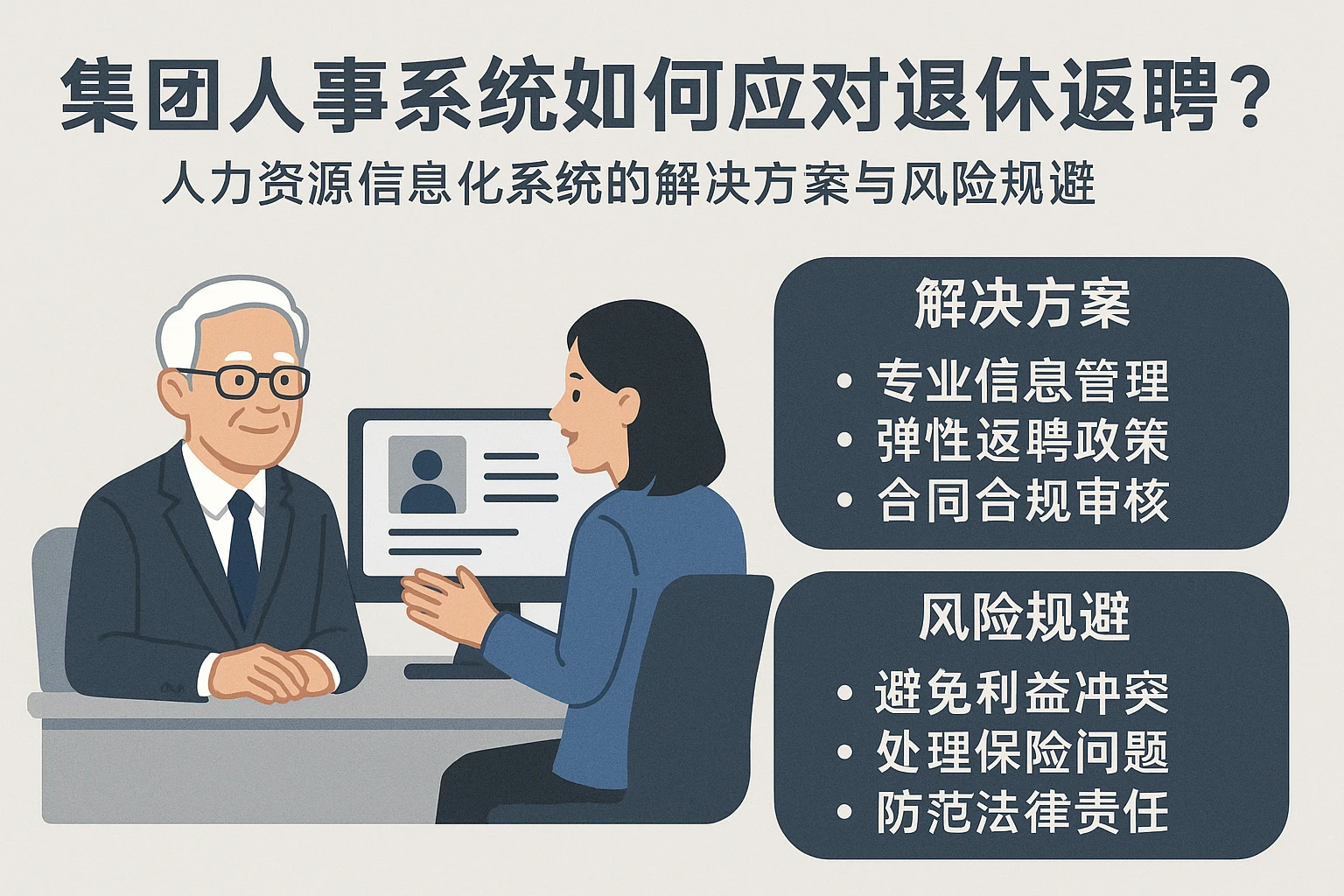 集团人事系统如何应对退休返聘？人力资源信息化系统的解决方案与风险规避