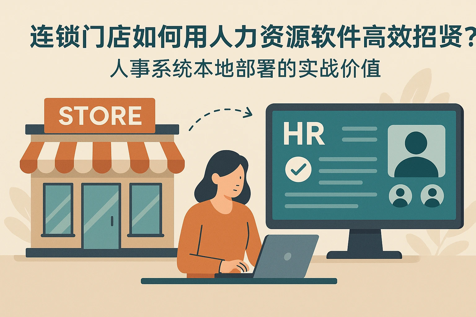 连锁门店如何用人力资源软件高效招贤？人事系统本地部署的实战价值