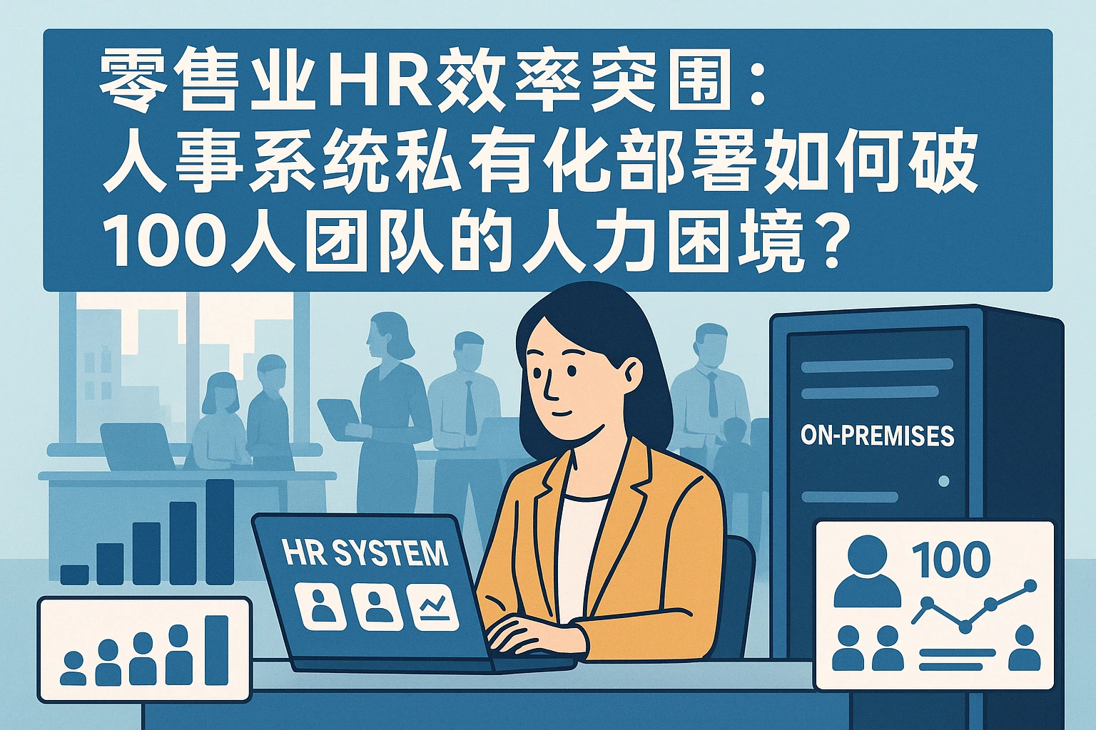零售业HR效率突围：人事系统私有化部署如何破解100人团队的人力困境？
