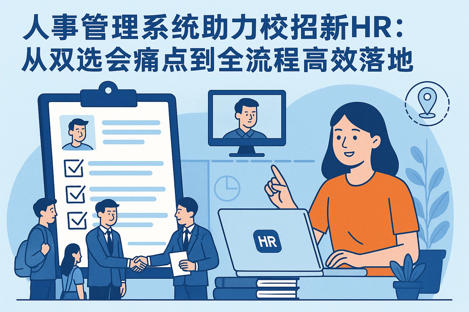 人事管理系统助力校招新HR：从双选会痛点到全流程高效落地