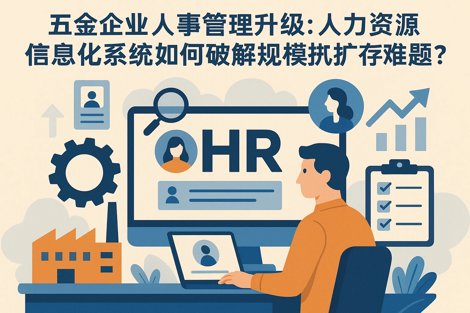五金企业人事管理升级：人力资源信息化系统如何破解规模扩张中的留存难题？