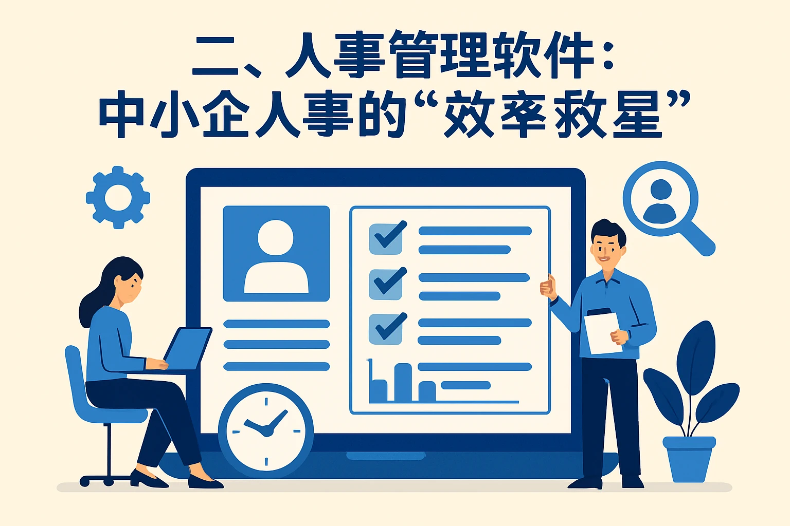 二、人事管理软件：中小企人事的“效率救星”