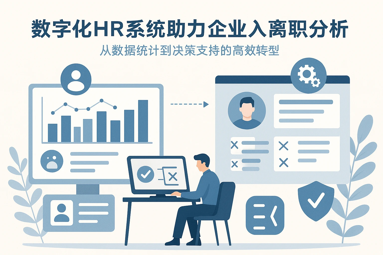 数字化HR系统助力企业入离职分析：从数据统计到决策支持的高效转型