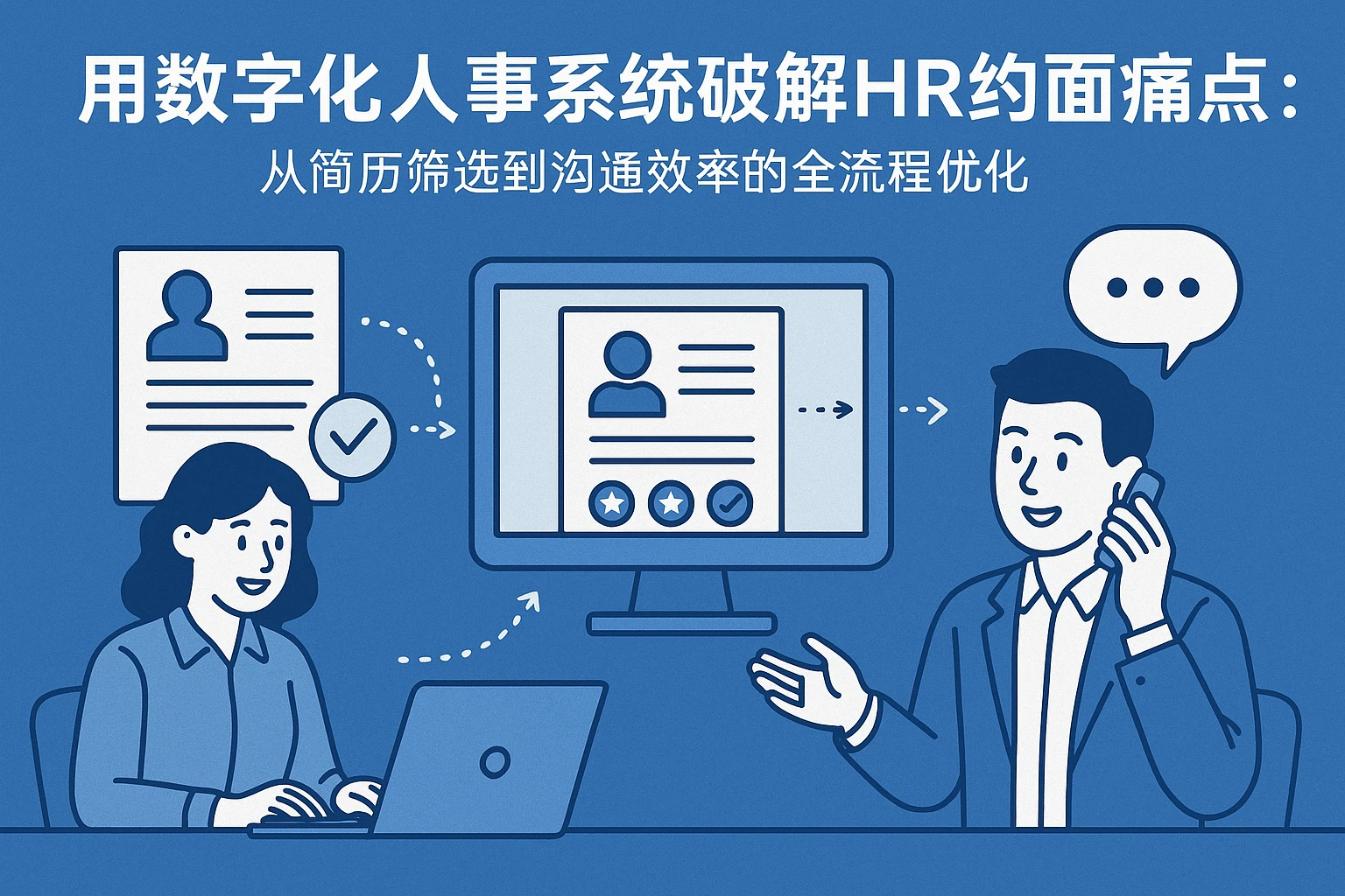 用数字化人事系统破解HR约面痛点：从简历筛选到沟通效率的全流程优化