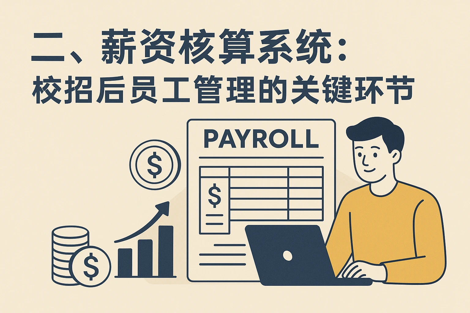 二、薪资核算系统：校招后员工管理的关键环节