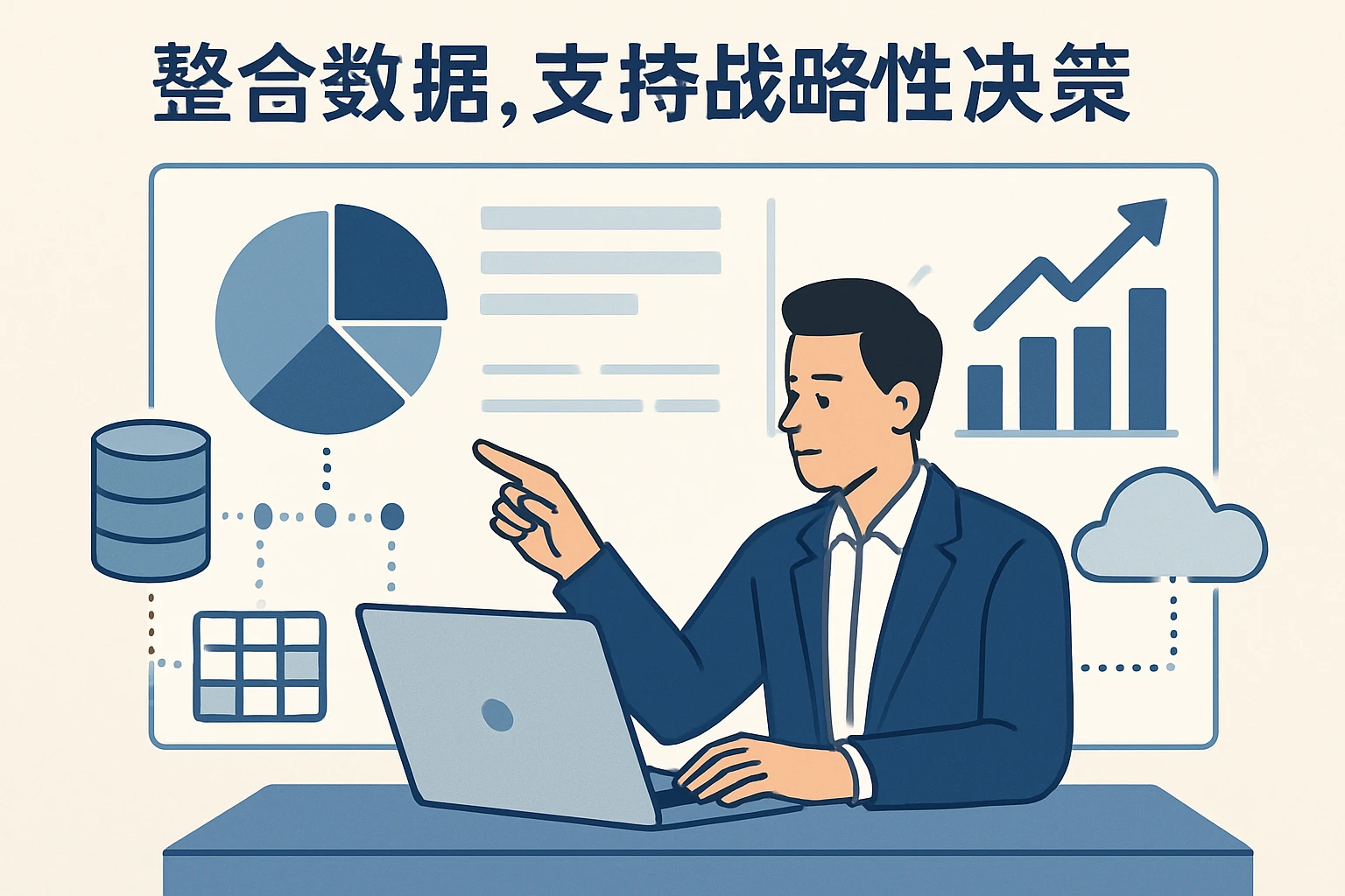2. 整合数据，支持战略性决策