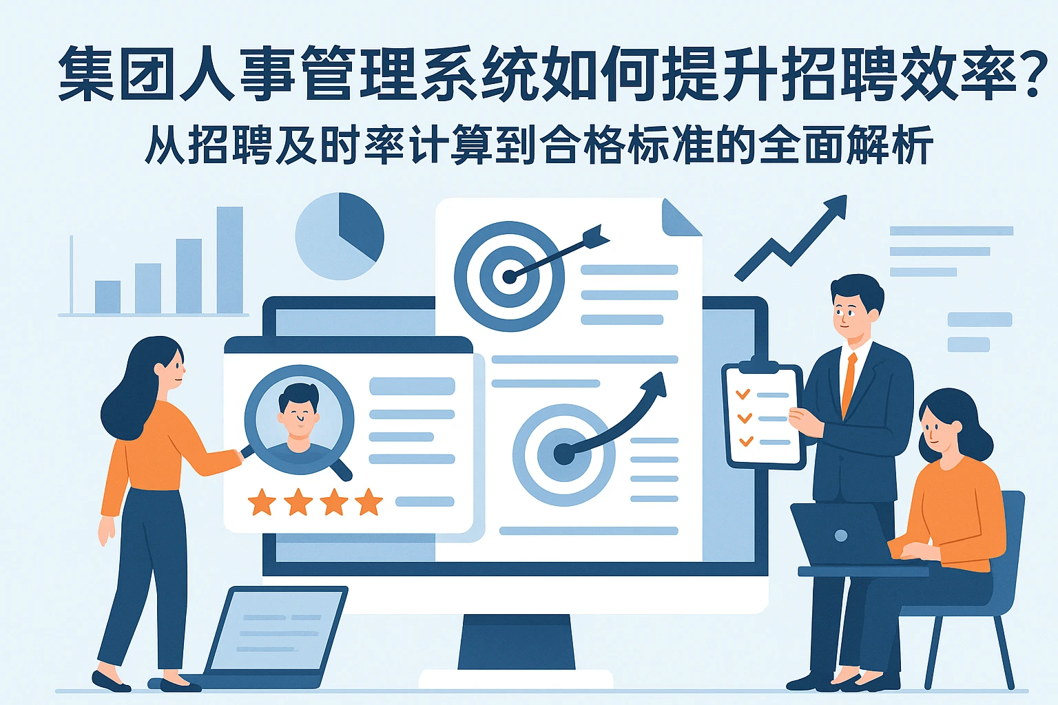 集团人事管理系统如何提升招聘效率？从招聘及时率计算到合格标准的全面解析