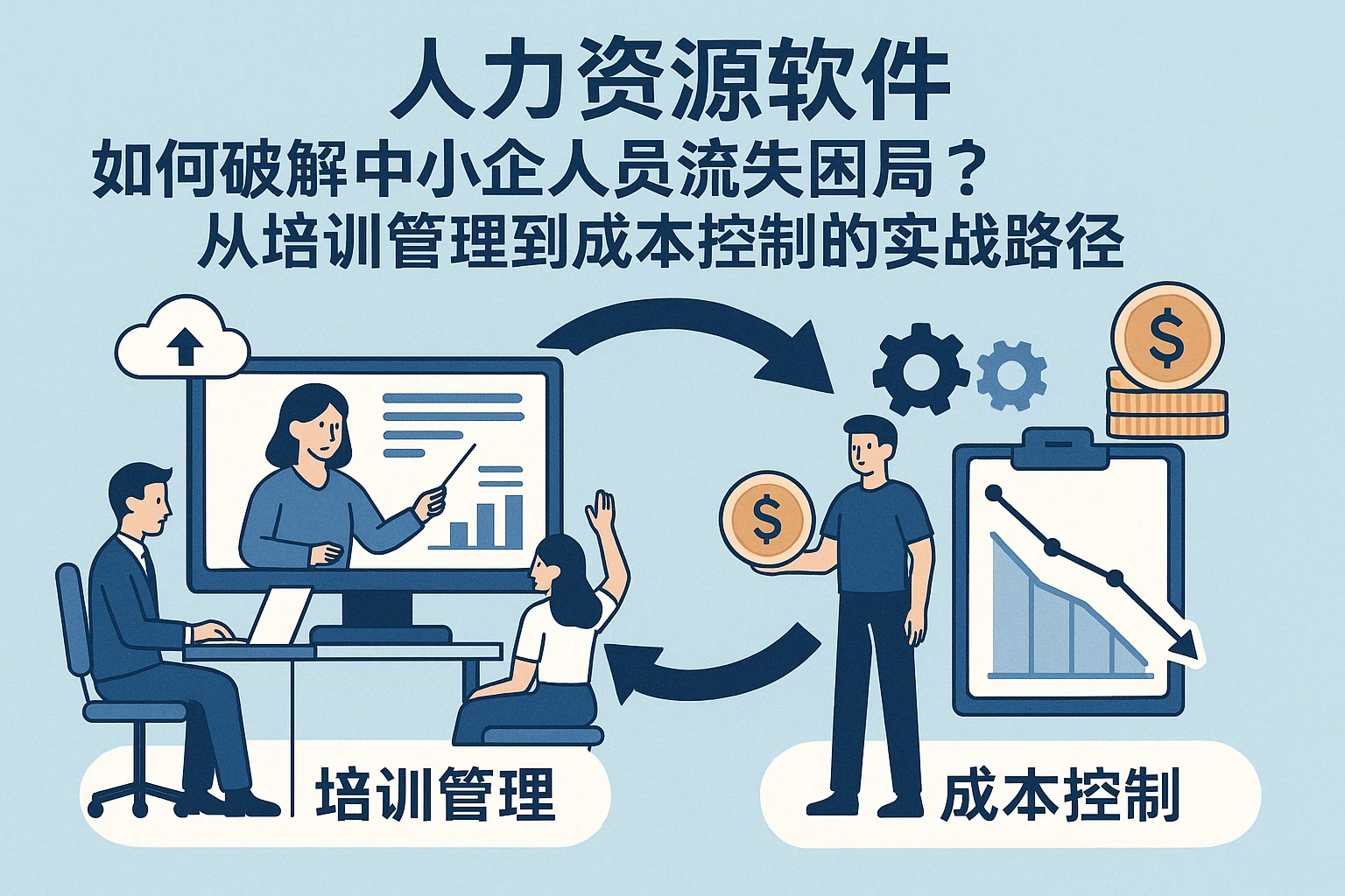 人力资源软件如何破解中小企人员流失困局？从培训管理到成本控制的实战路径