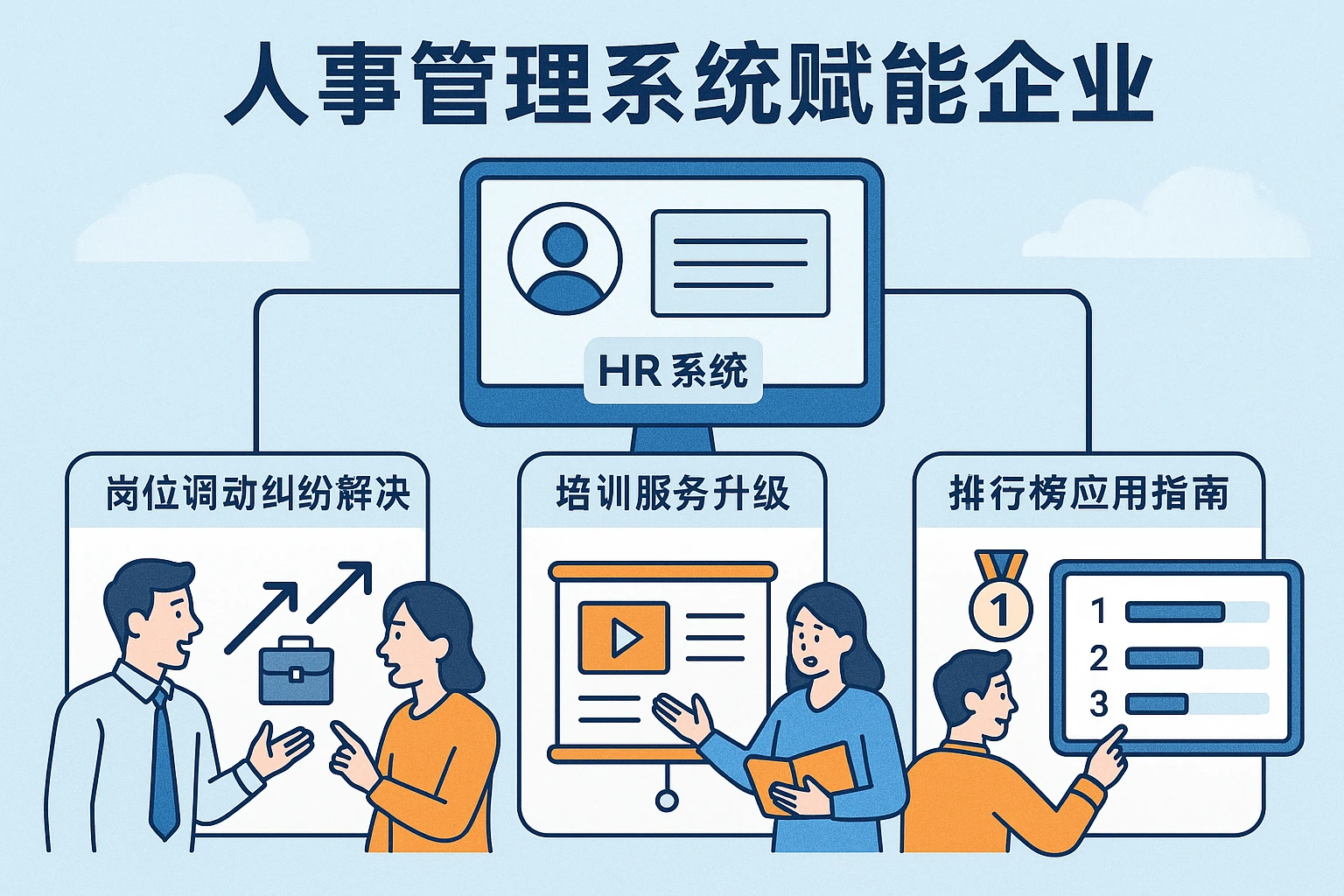 人事管理系统赋能企业：岗位调动纠纷解决、培训服务升级与排行榜应用指南