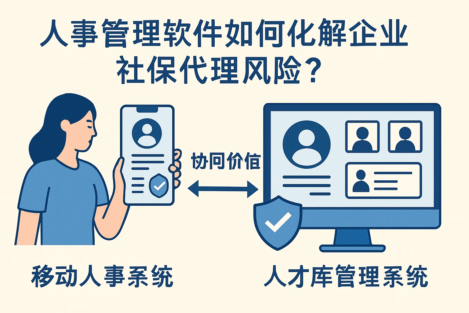 人事管理软件如何化解企业社保代理风险？移动人事系统与人才库管理系统的协同价值