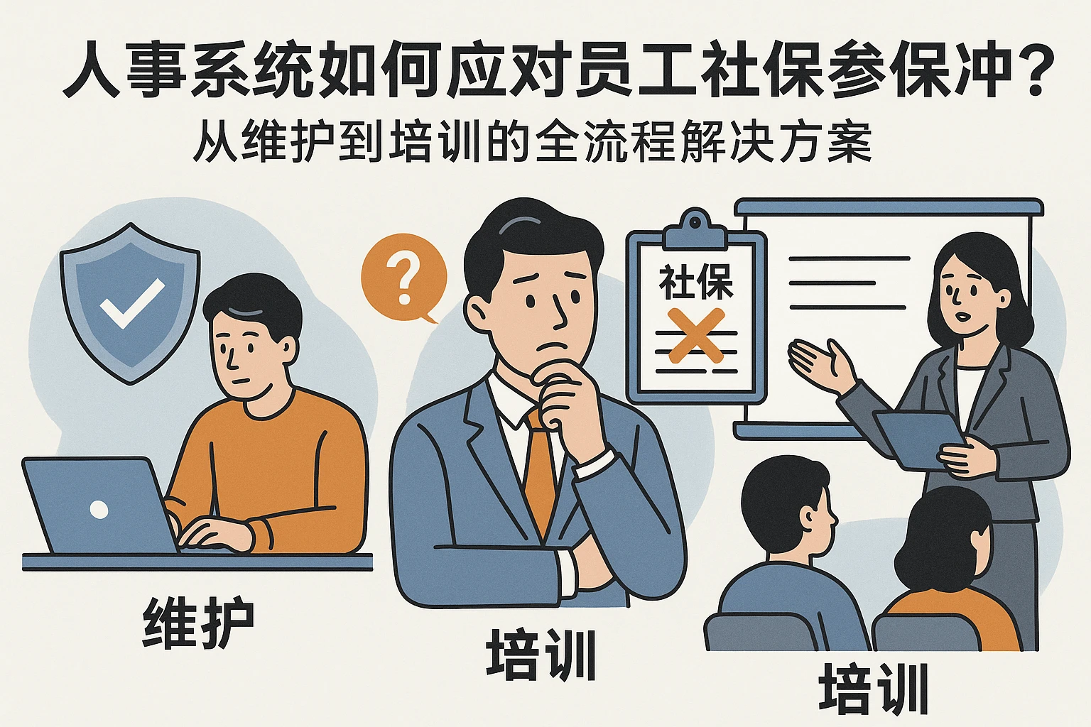 人事系统如何应对员工社保参保冲突？从维护到培训的全流程解决方案