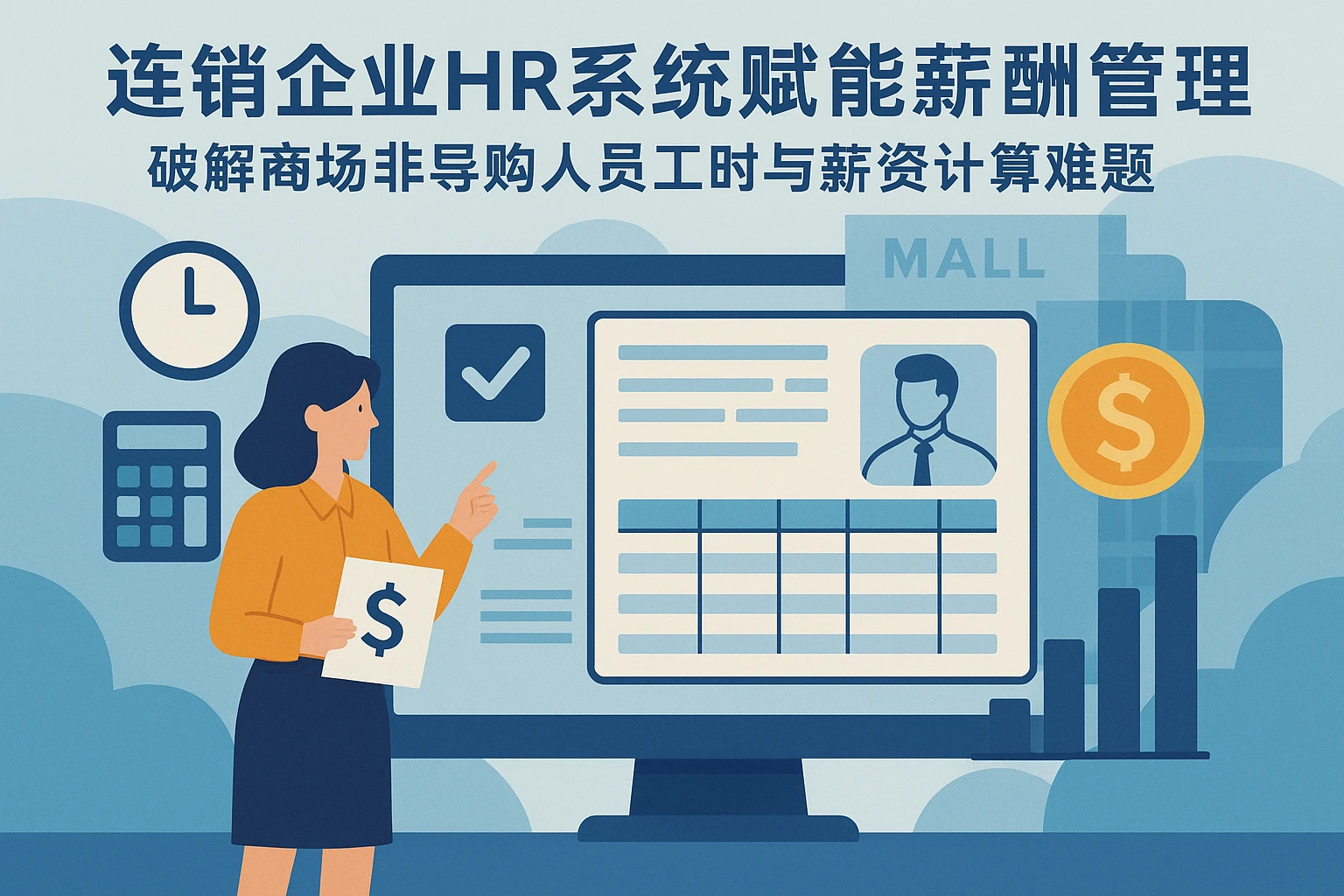 连锁企业HR系统赋能薪酬管理：破解商场非导购人员工时与薪资计算难题