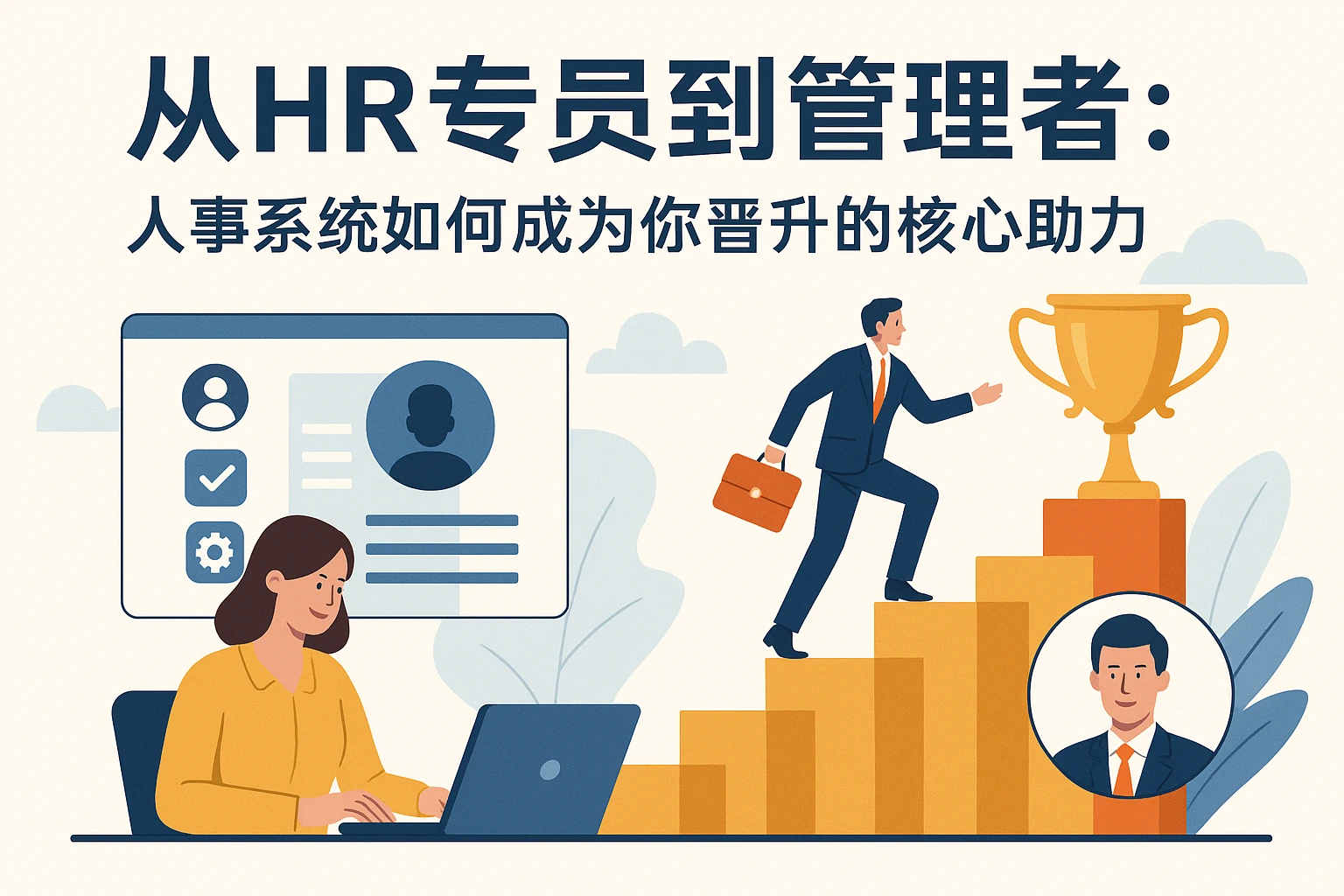 从HR专员到管理者：人事系统如何成为你晋升的核心助力