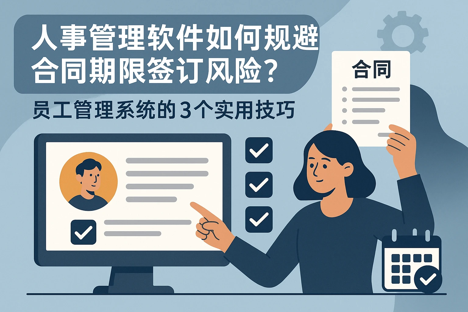 人事管理软件如何规避合同期限签订风险？员工管理系统的3个实用技巧