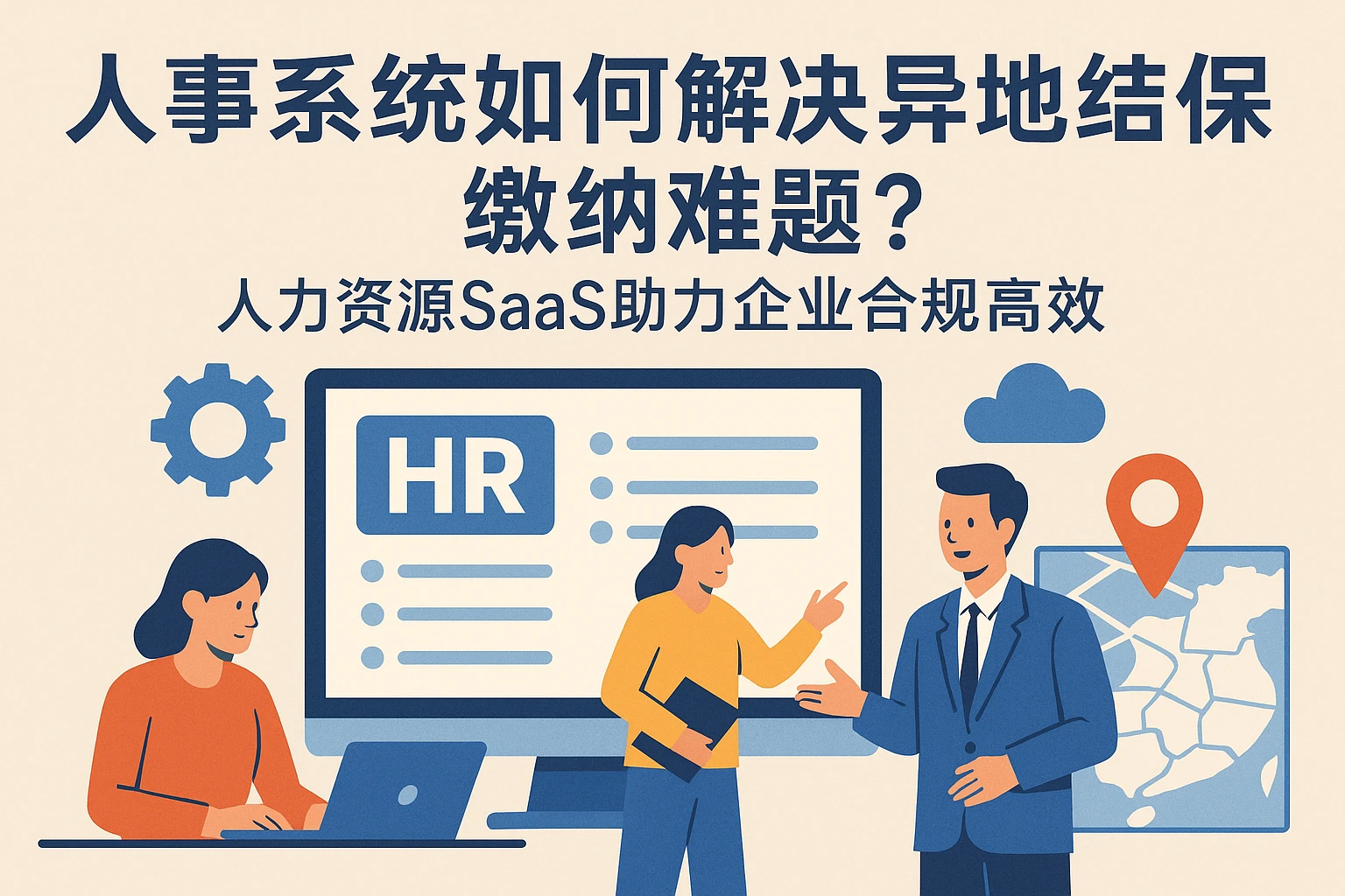 人事系统如何解决异地社保缴纳难题？人力资源SaaS助力企业合规高效
