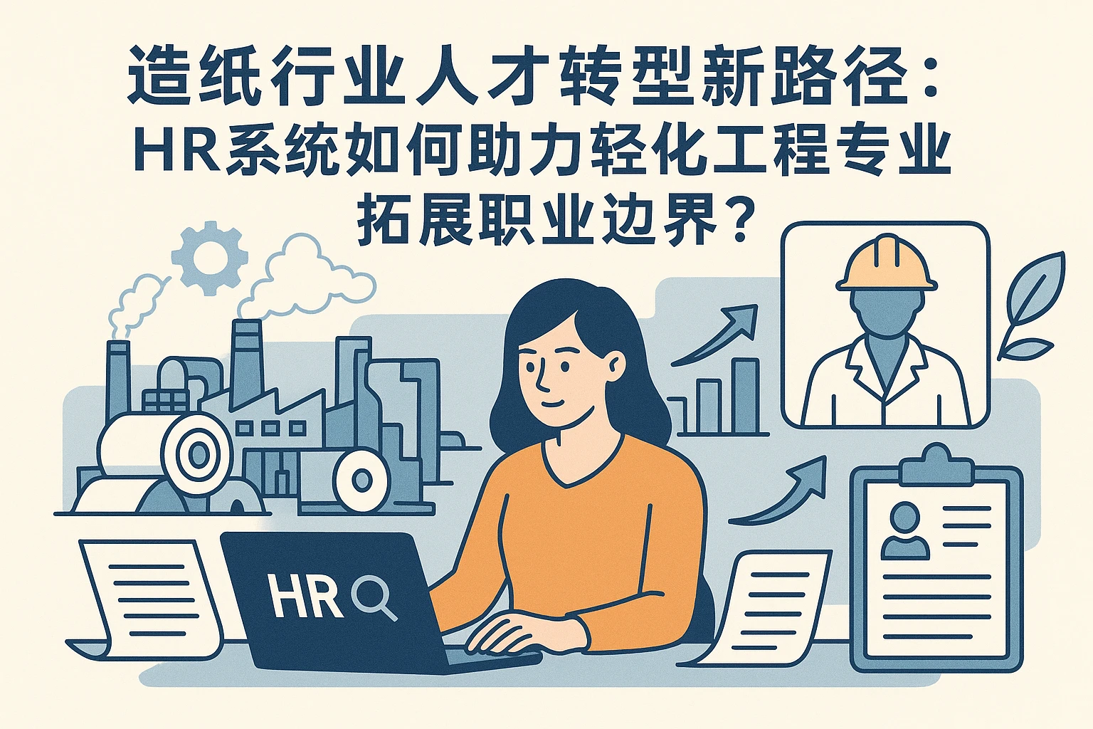 造纸行业人才转型新路径：HR系统如何助力轻化工程专业拓展职业边界？