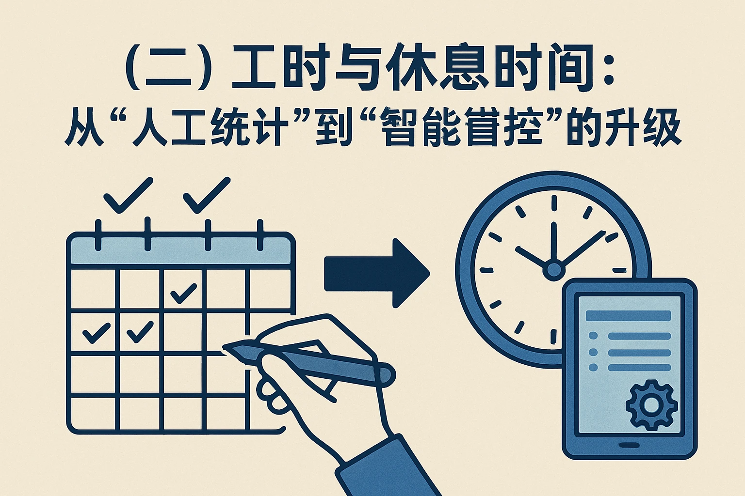（二）工时与休息时间：从“人工统计”到“智能管控”的升级