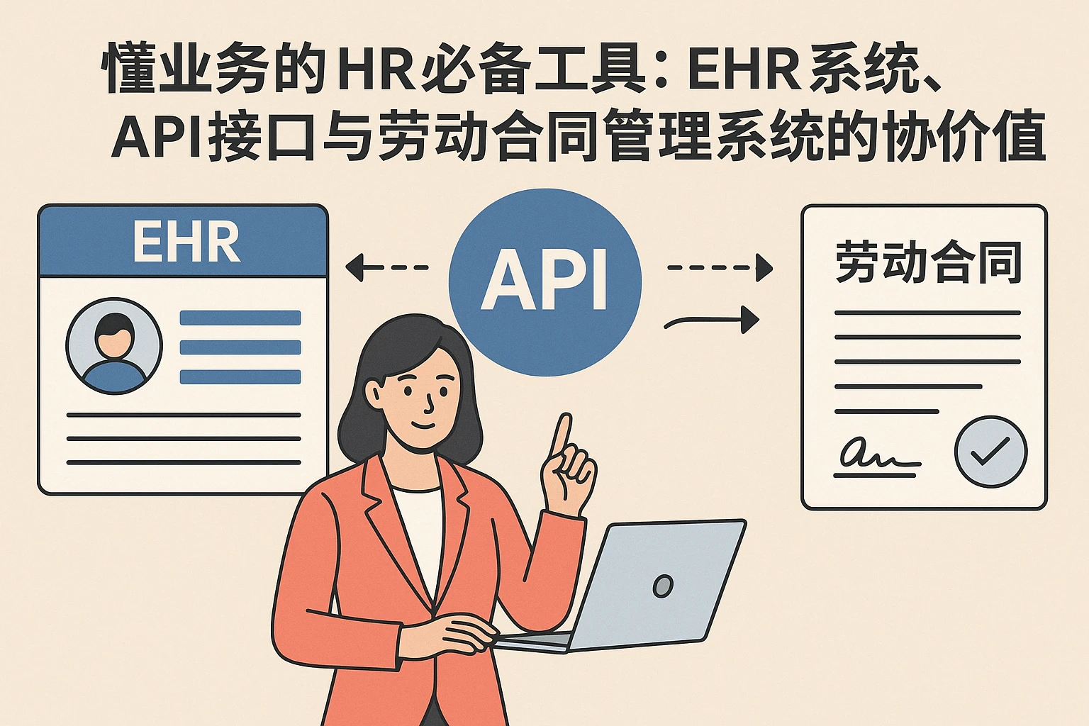 懂业务的HR必备工具：EHR系统、API接口与劳动合同管理系统的协同价值
