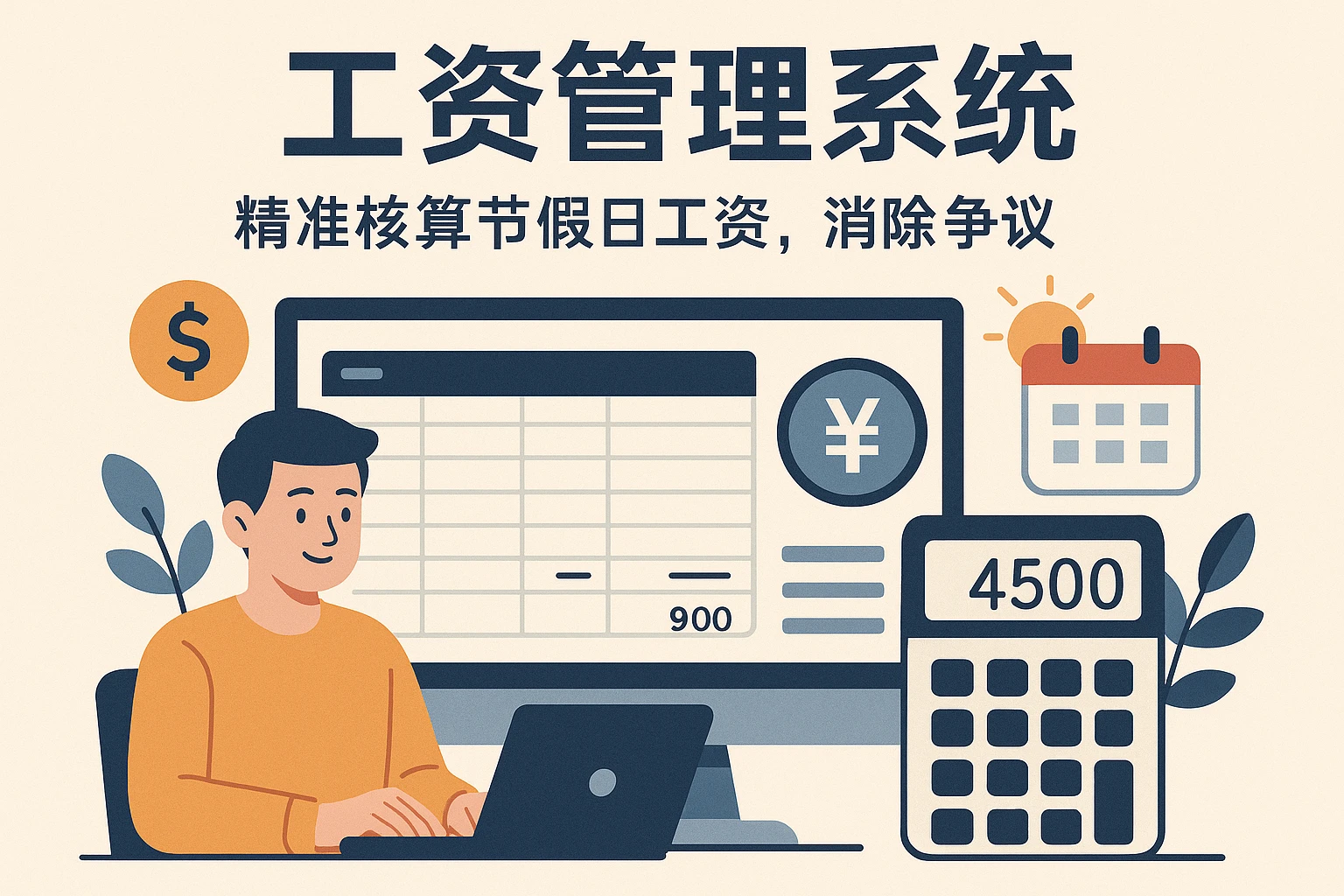 2. 工资管理系统：精准核算节假日工资，消除争议