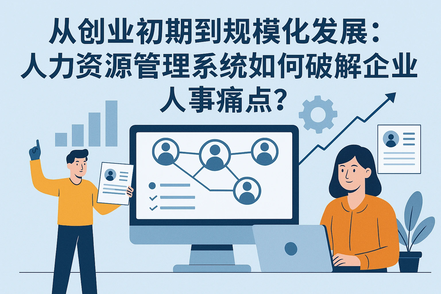 从创业初期到规模化发展：人力资源管理系统如何破解企业人事痛点？