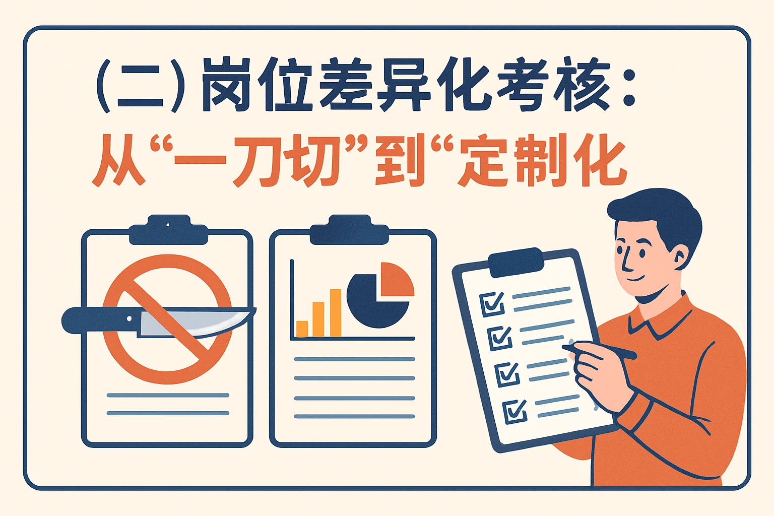 （二）岗位差异化考核：从“一刀切”到“定制化”