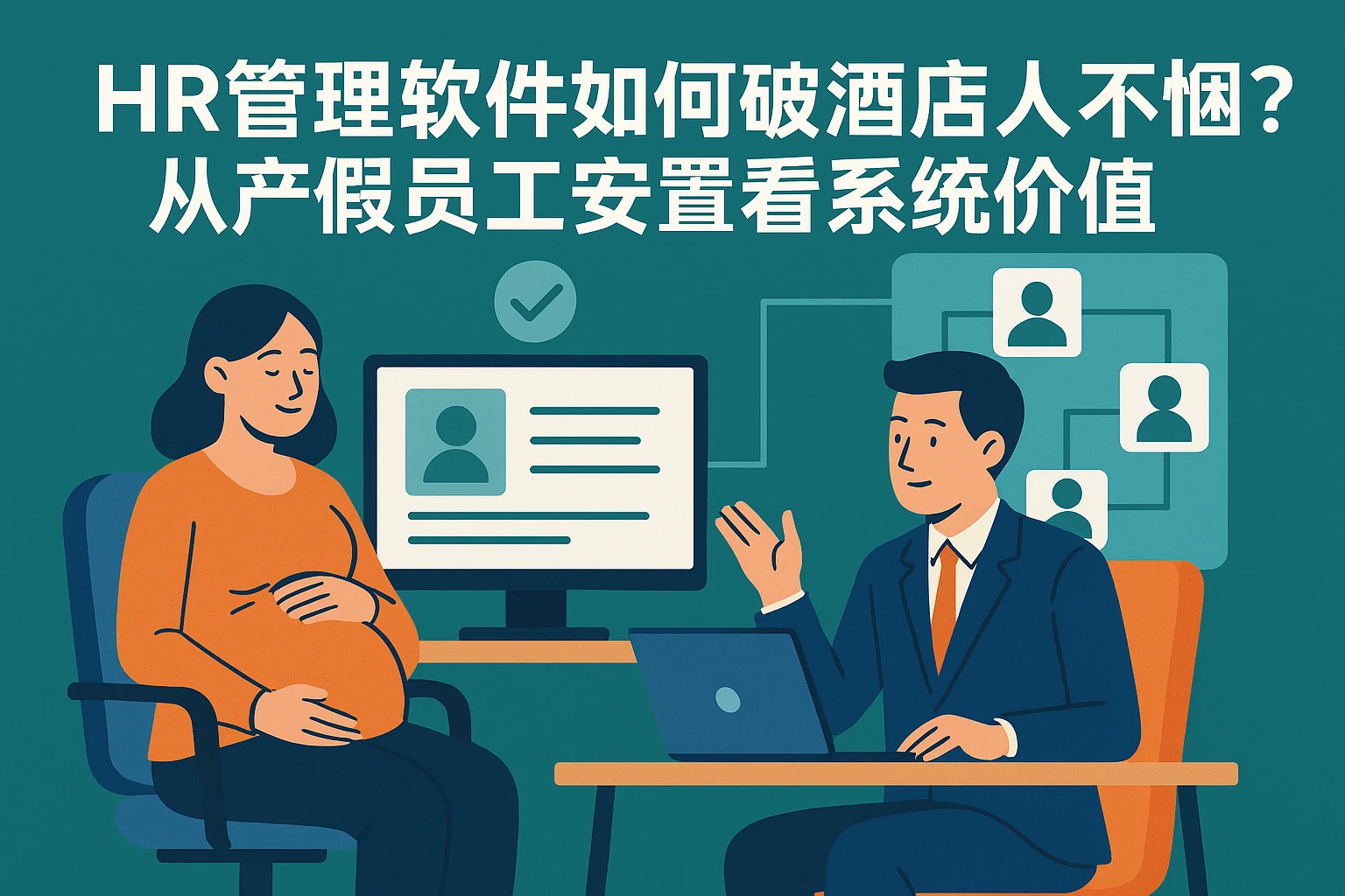 HR管理软件如何破解酒店人事困境？从产假员工安置看系统价值