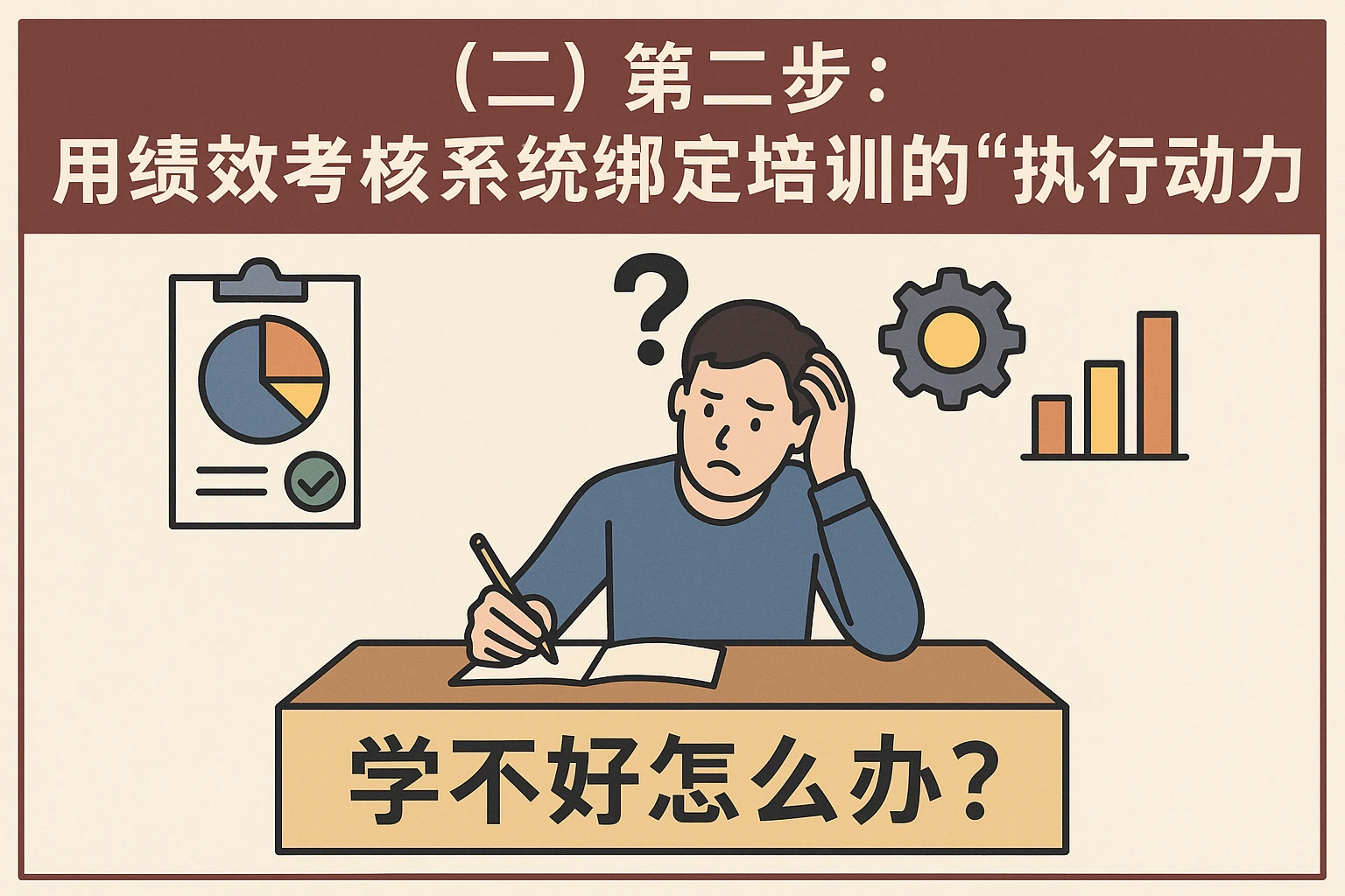 （二）第二步：用绩效考核系统绑定培训的“执行动力”——学不好怎么办？