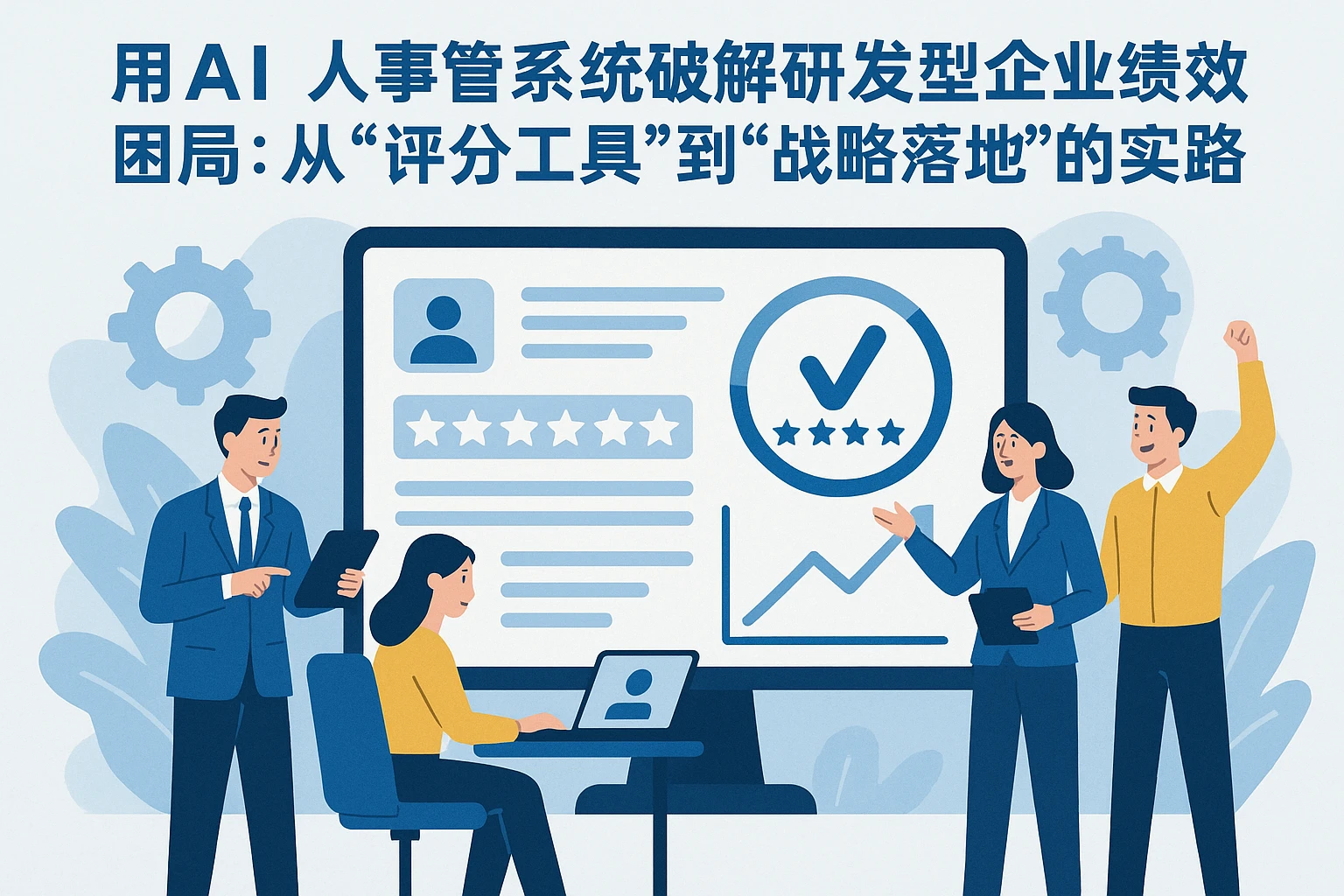 用AI人事管理系统破解研发型企业绩效困局：从“评分工具”到“战略落地”的转型之路
