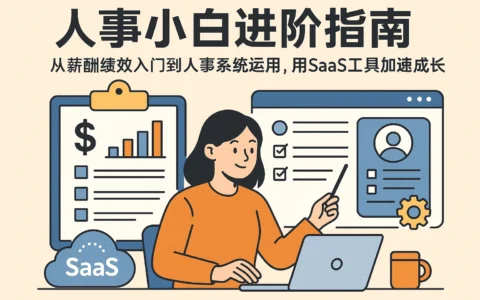 人事小白进阶指南：从薪酬绩效入门到人事系统运用，用SaaS工具加速成长
