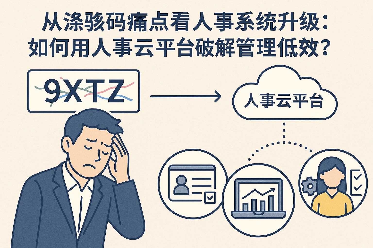 从评论验证码痛点看人事系统升级：如何用人事云平台破解管理低效？