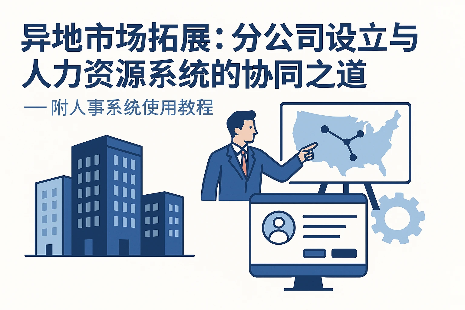 异地市场拓展：分公司设立与人力资源系统的协同之道——附人事系统使用教程