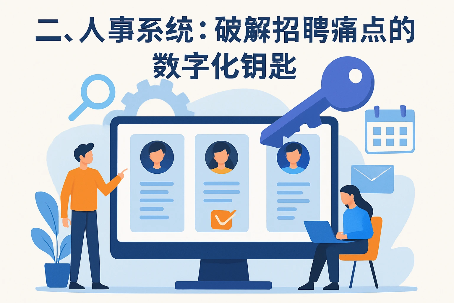 二、人事系统：破解招聘痛点的数字化钥匙