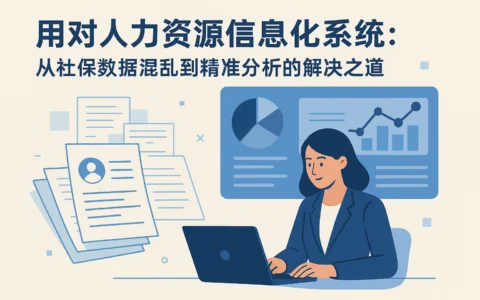 用对人力资源信息化系统：从社保数据混乱到精准分析的解决之道