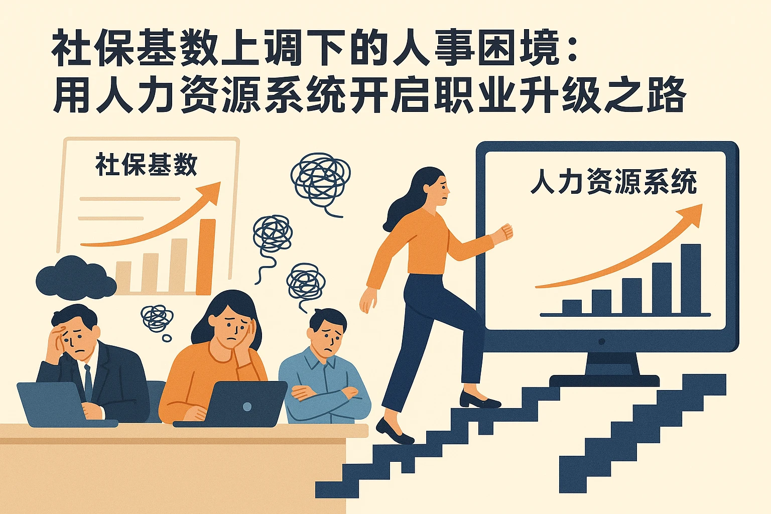 社保基数上调下的人事困境：用人力资源系统开启职业升级之路