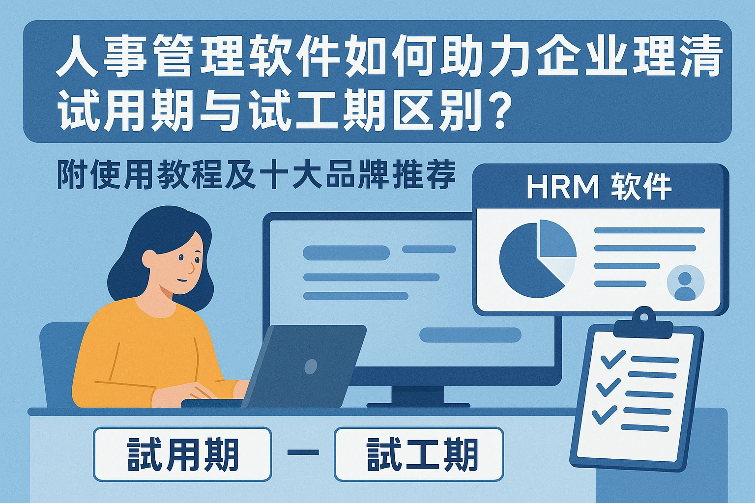人事管理软件如何助力企业理清试用期与试工期区别？附使用教程及十大品牌推荐