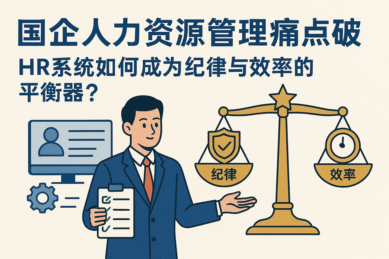 国企人力资源管理痛点破解：HR系统如何成为纪律与效率的平衡器？
