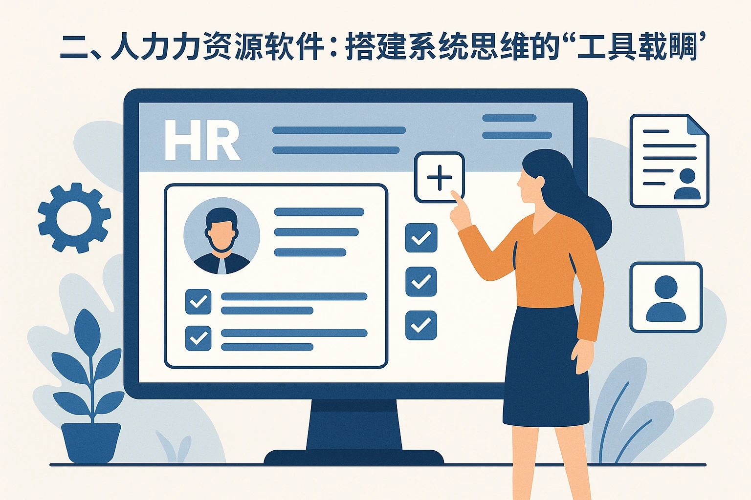 二、人力资源软件：搭建系统思维的“工具载体”