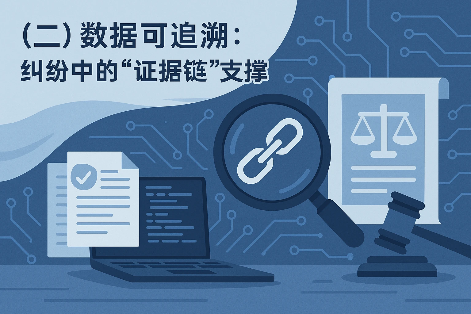 （二）数据可追溯：纠纷中的“证据链”支撑